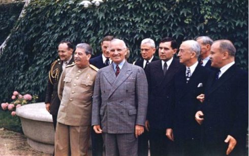 Participants at the Potsdam Agreement
